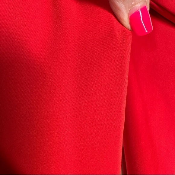 Chiara Boni La Petite Robe Dilia Ruffle Evening Gown in Red 4 - Picture 9 of 13